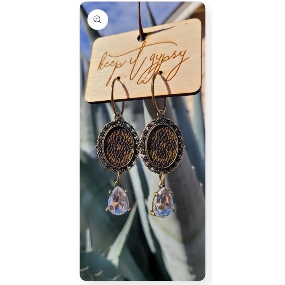 NEW Keep it‎ Gypsy Zoey - Upcycled Earrings